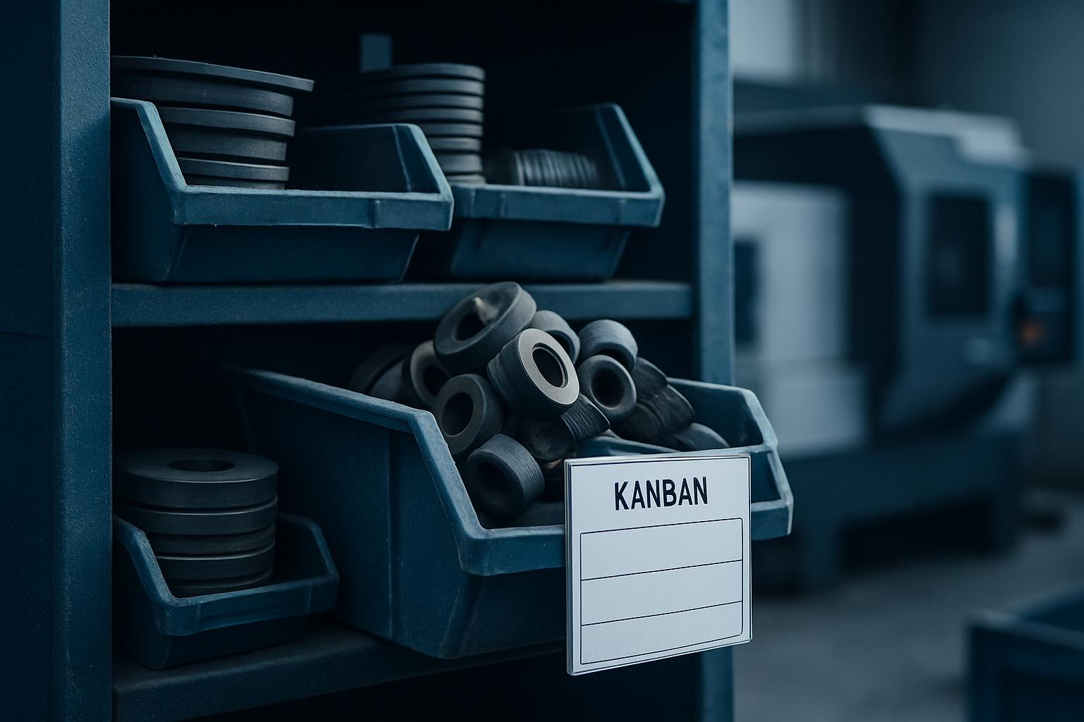 Parts on shelf